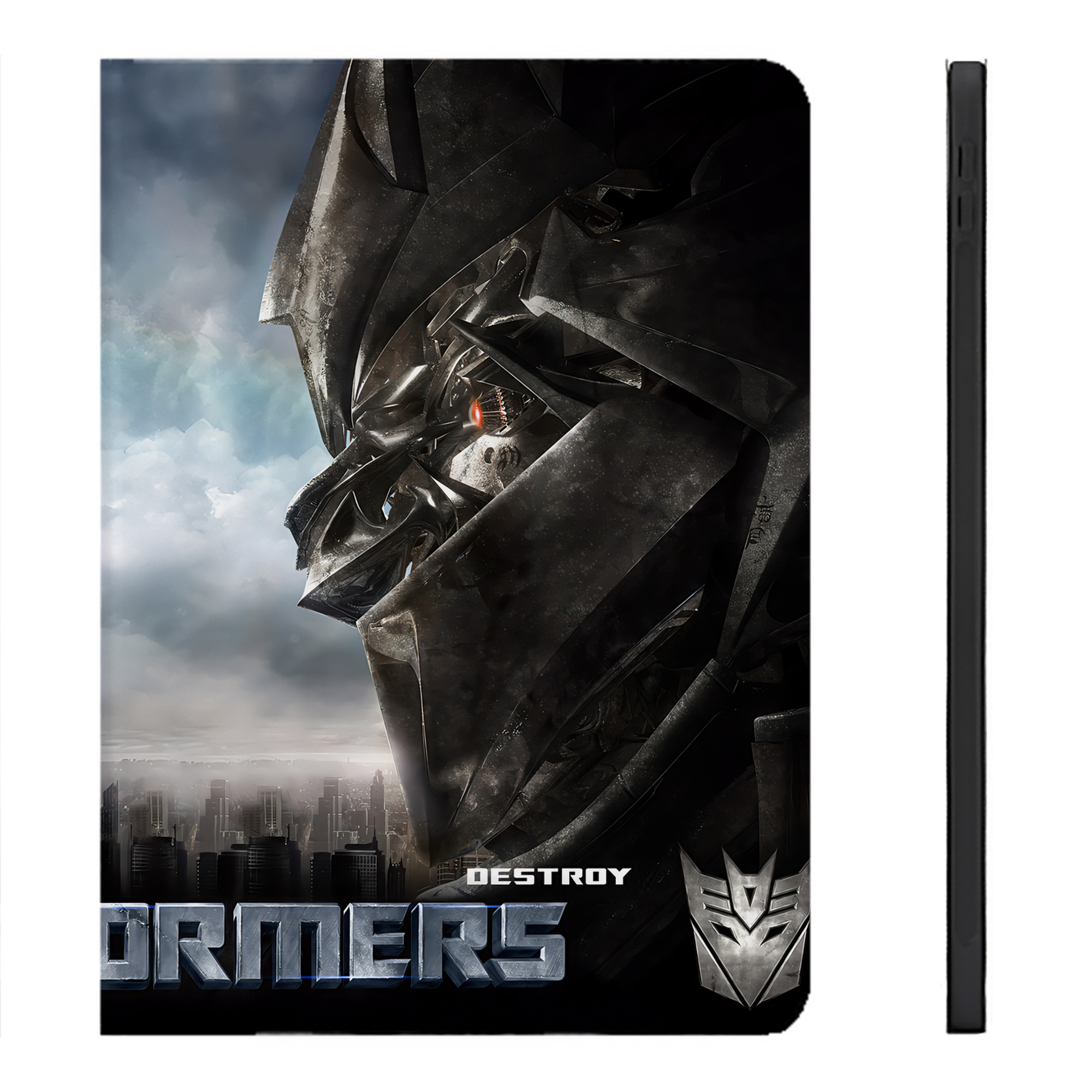 （画像用） Transformers トランスフォーマー IPadケース ペンホルダー付き ブックスタイルデザイン